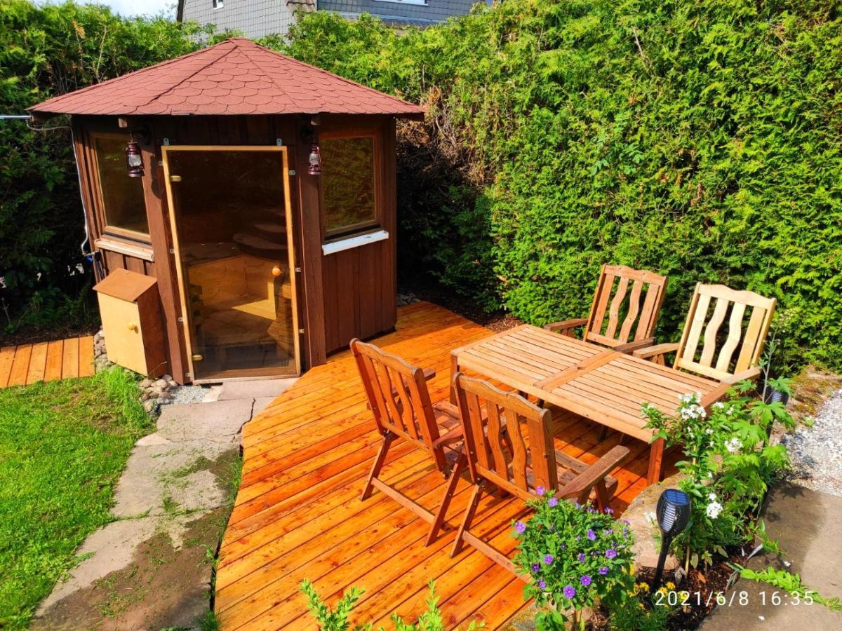 Ferienhaus Marre - Mit Grill, Feuerstelle Und Gartensauna Waldbrunn  Екстер'єр фото