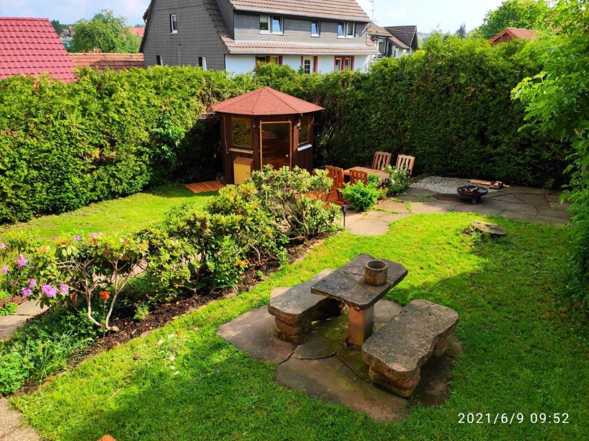 Ferienhaus Marre - Mit Grill, Feuerstelle Und Gartensauna Waldbrunn  Екстер'єр фото